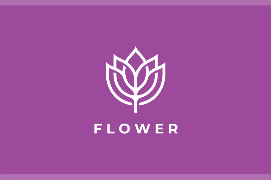 Flower Logo preview image.