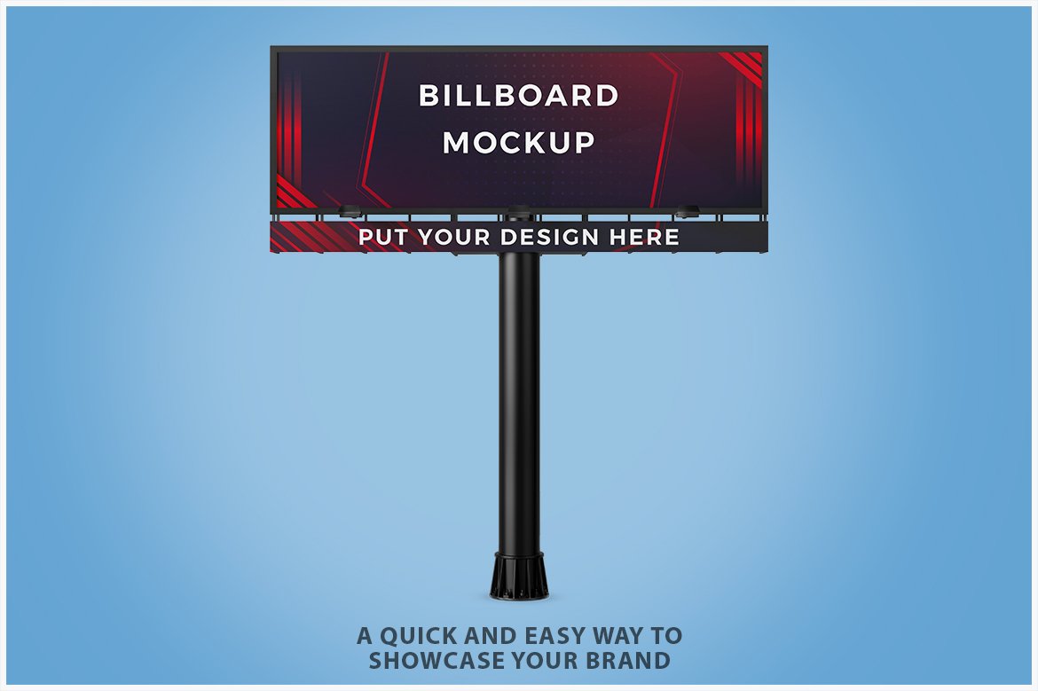 Billboard Mockup PSD preview image.