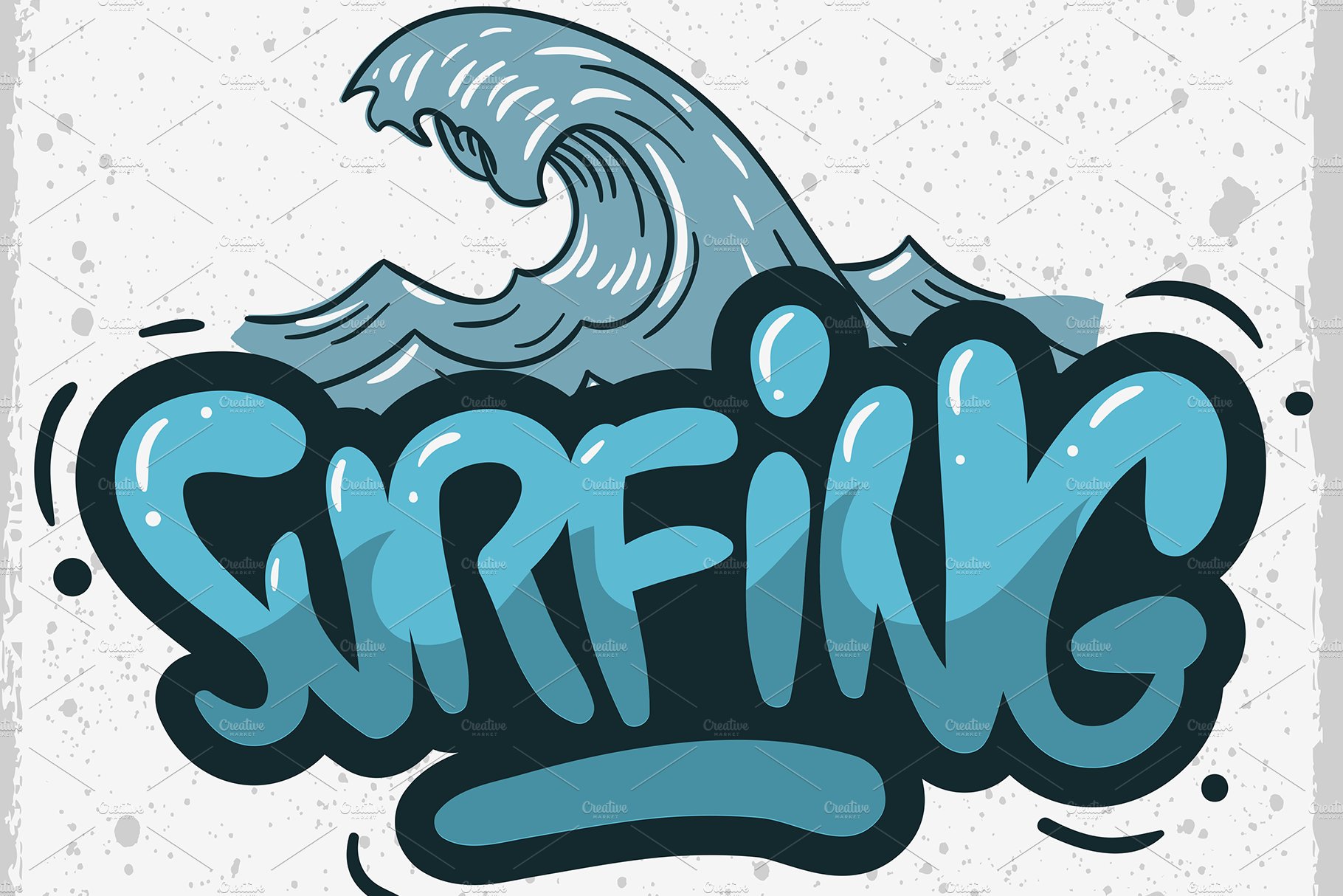 Surfing Vector Graphics Collection preview image.