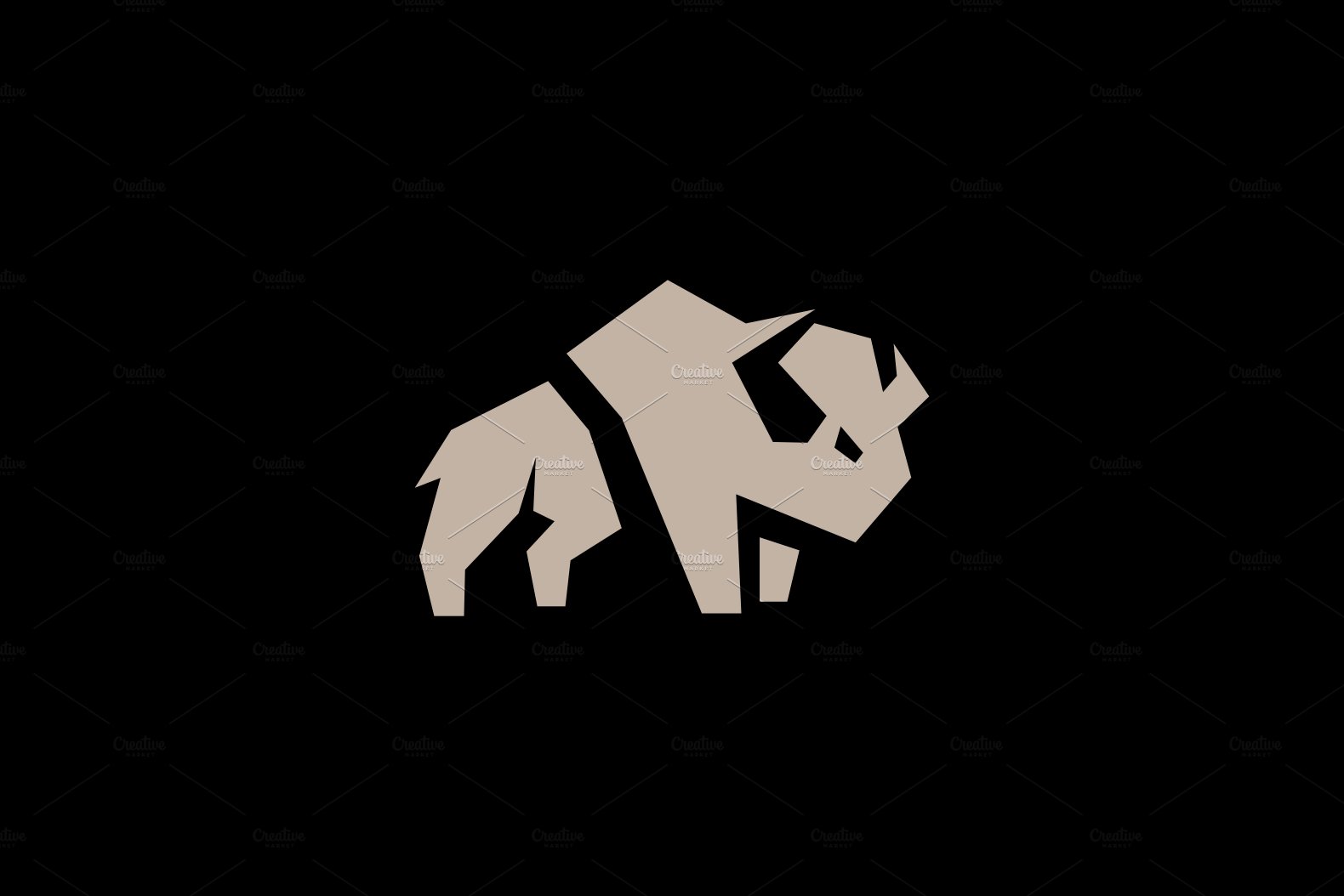 Buffalo Bison Logo preview image.