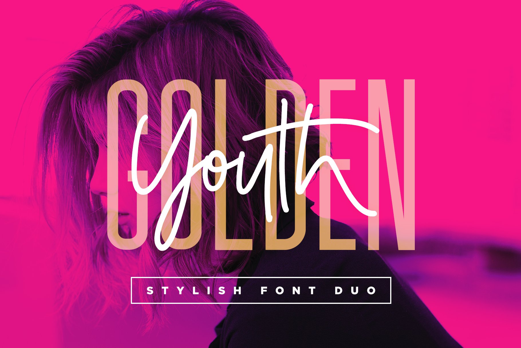 Golden Youth Font Duo cover image.