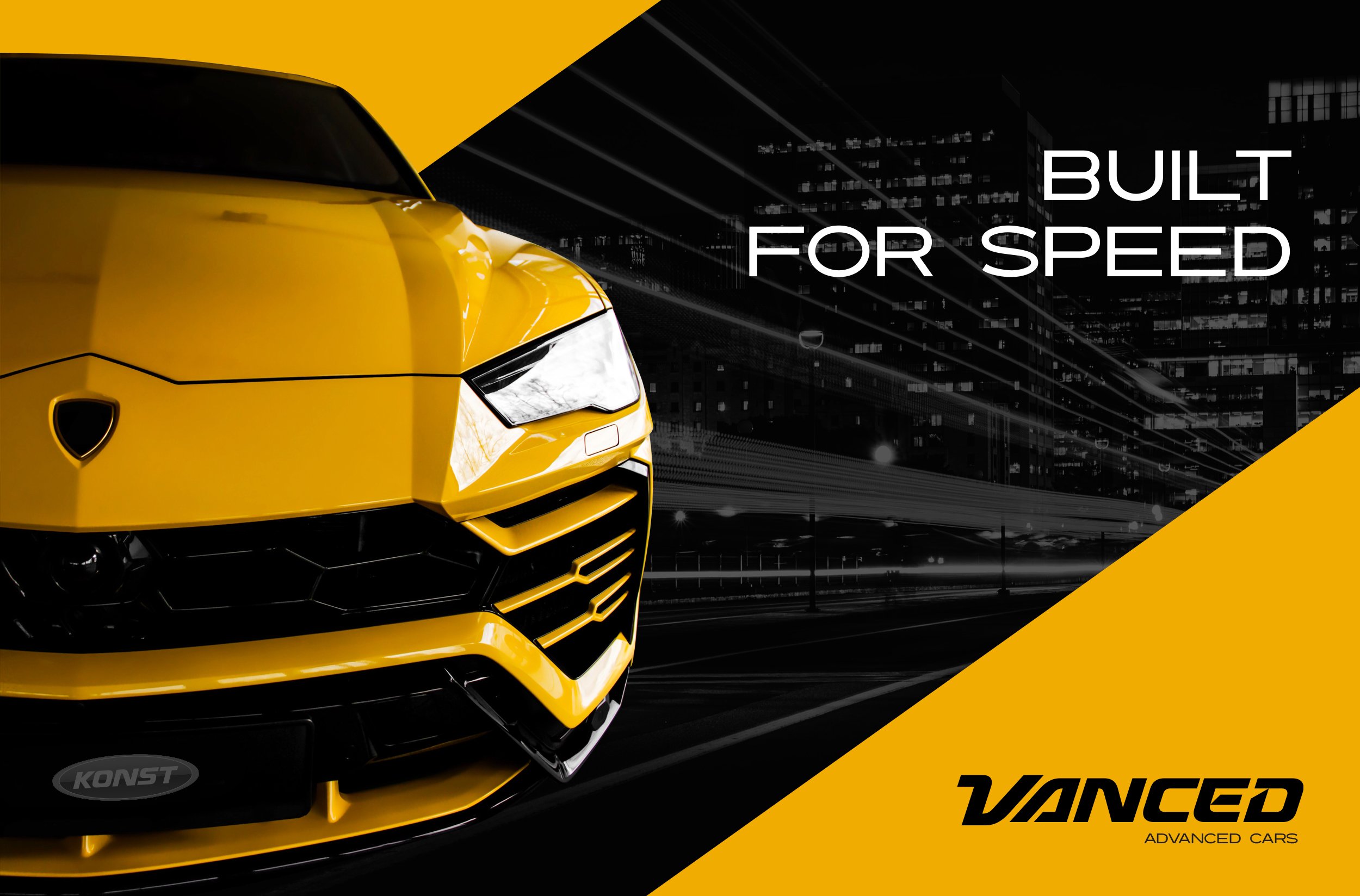 VANGO - Automotive Speed Font preview image.