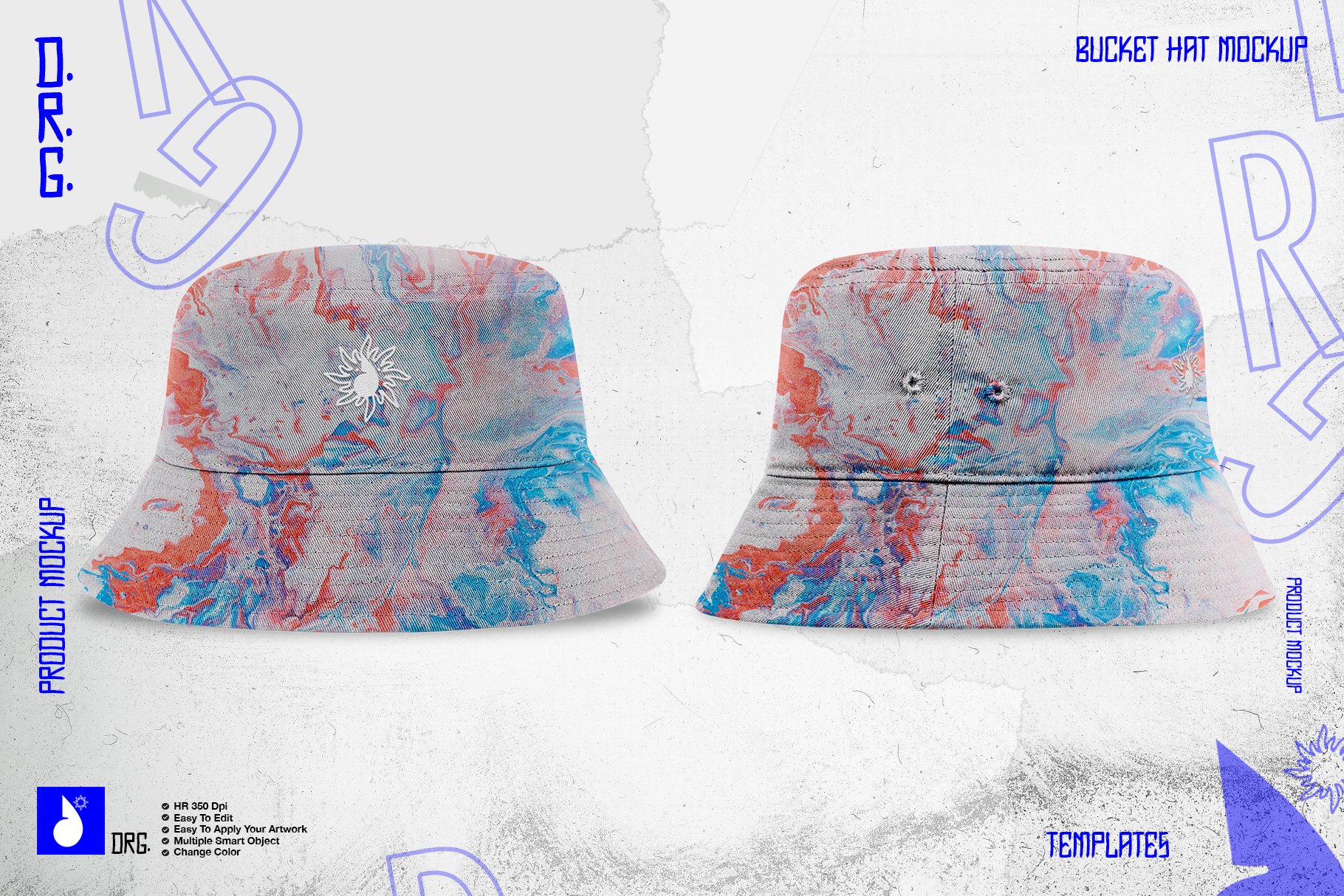 Bucket Hat Mockup preview image.