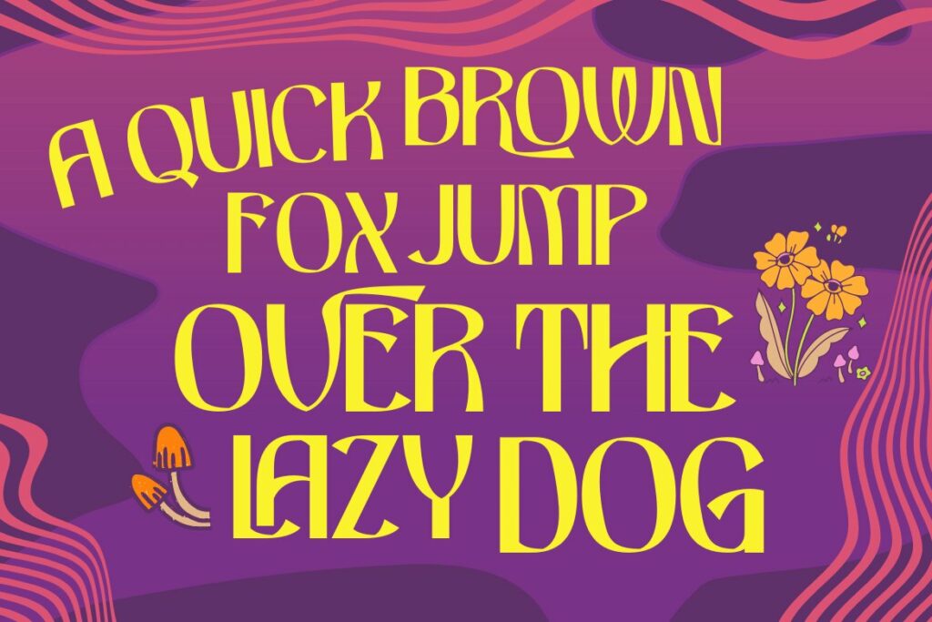 Chaslow Groovy Retro Font Masterbundles