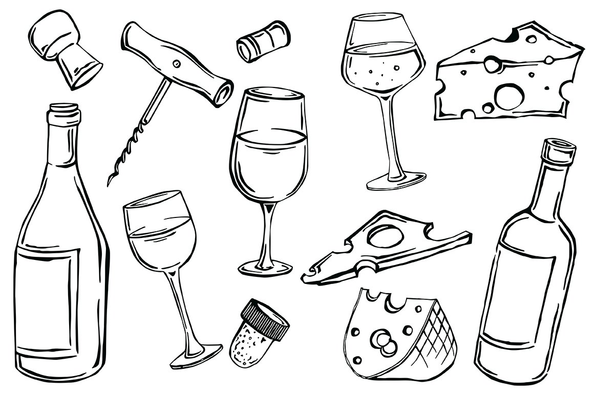 Vector wine preview image.