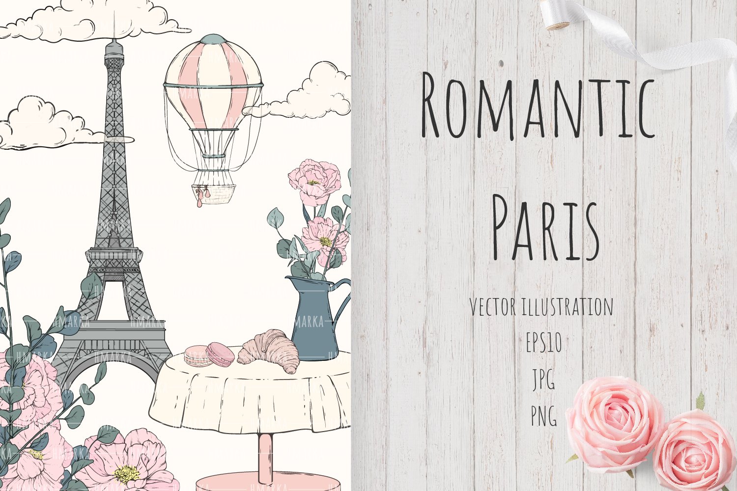 Romantic Paris Card#2 cover image.