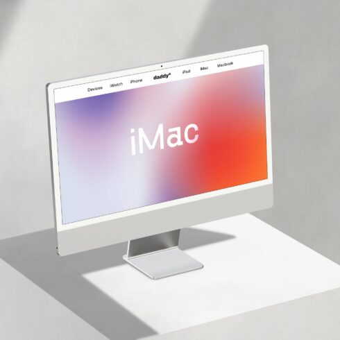 iMac Mockup Scene - 2 cover image.