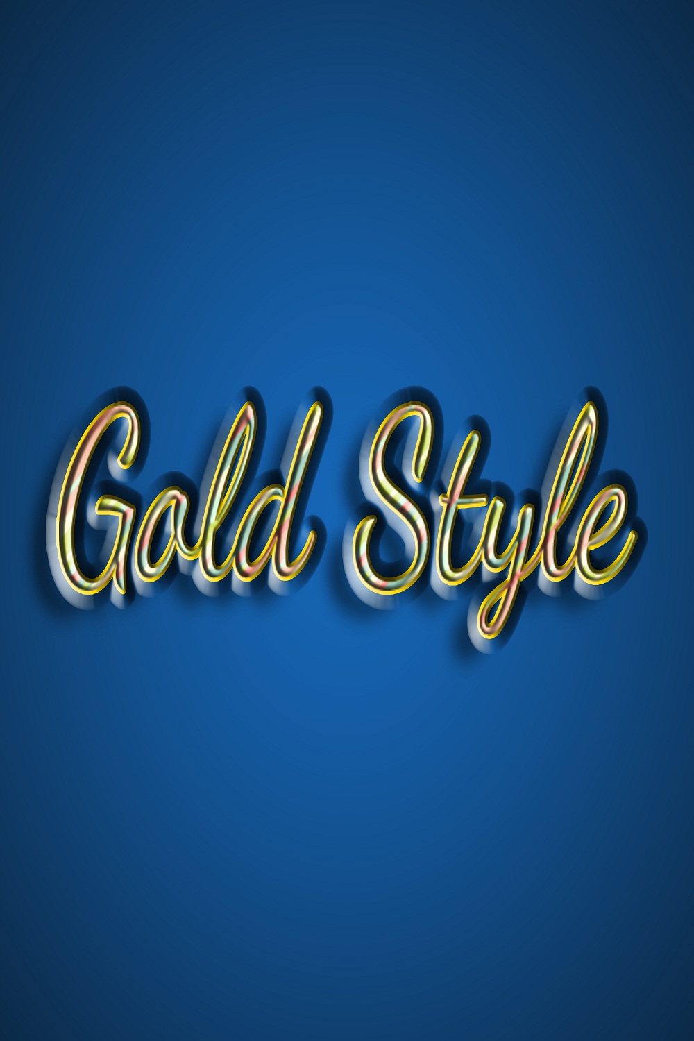 4k colored golden text effect  pinterest preview image.