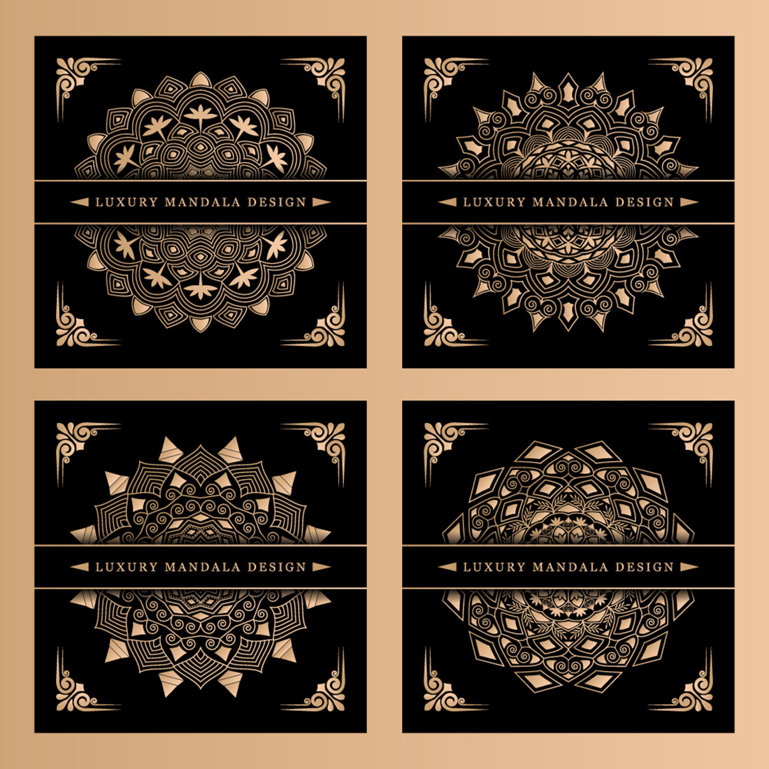 04 Luxury Mandala Design Bundle preview image.