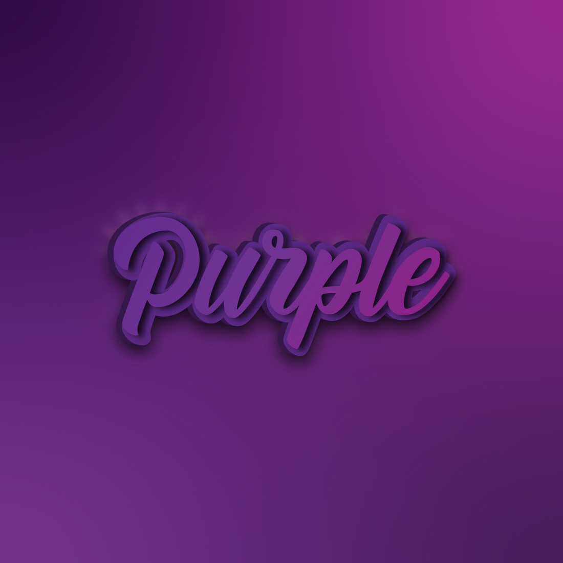 Purple text that says purple on the bottom editable text effect, text, 3d purple eps text effect, style 3d purple text effect,t purple 3d editable text effect, 3d purple psd text, purple 3d text style effect, preview image.
