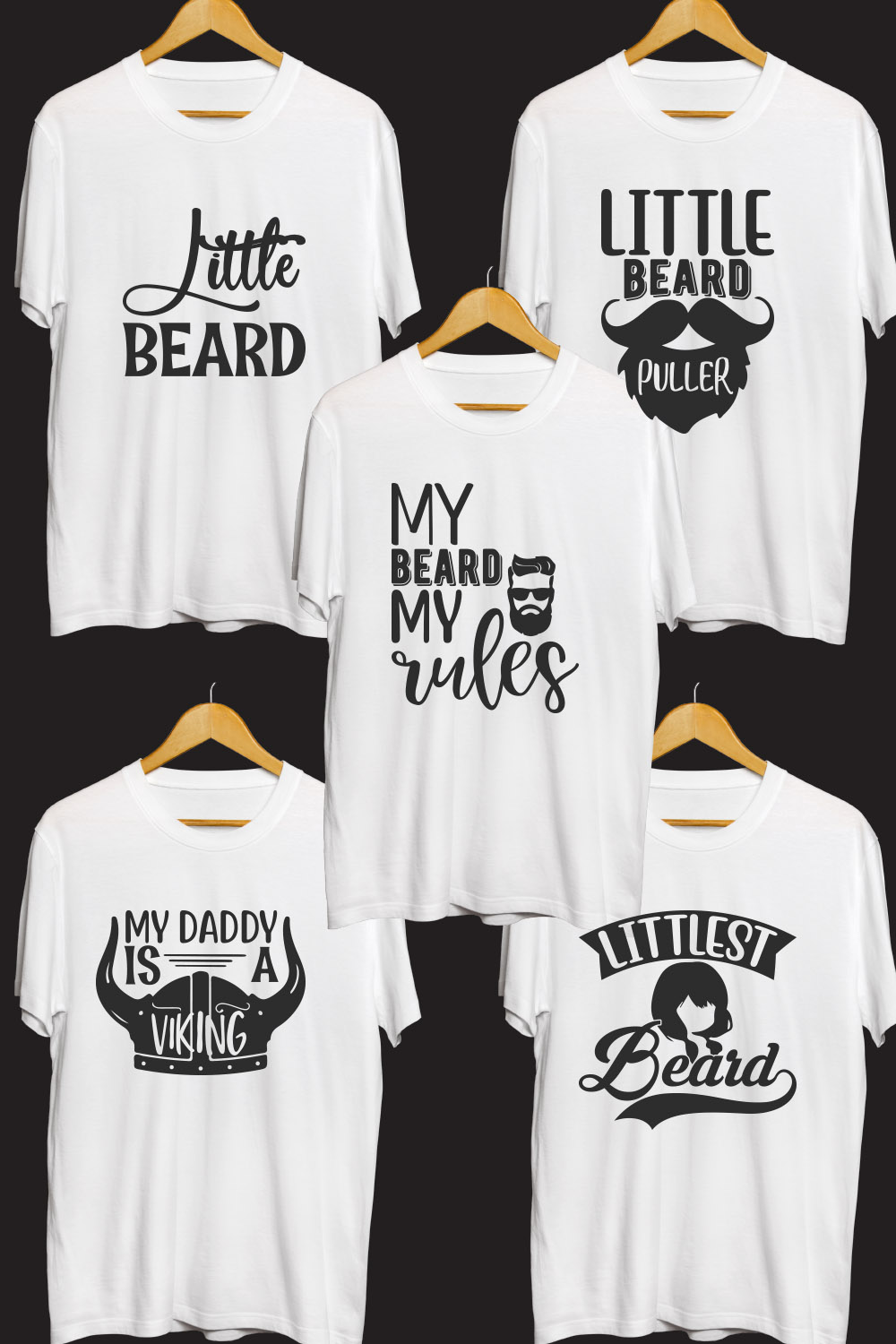 Beach SVG T Shirt Designs Bundle pinterest preview image.