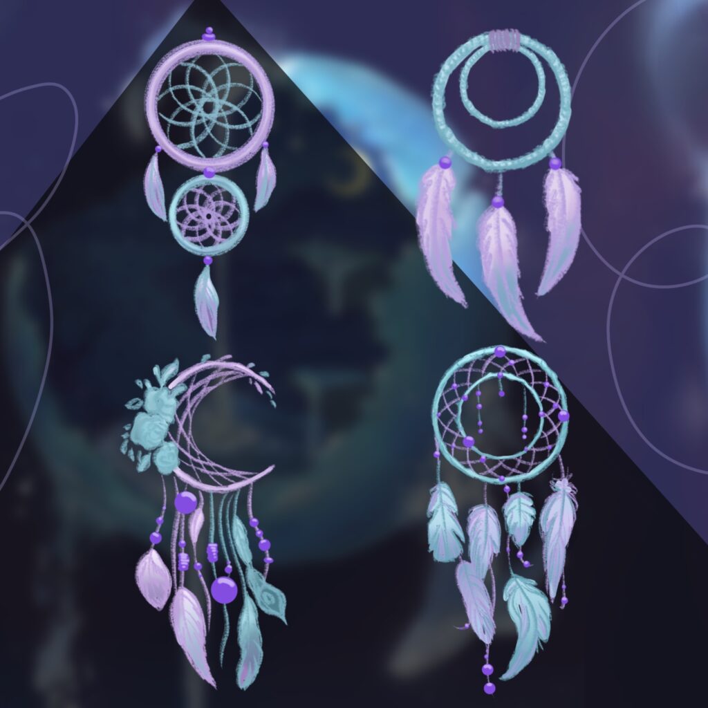 Dreamcatchers printable stickers - MasterBundles