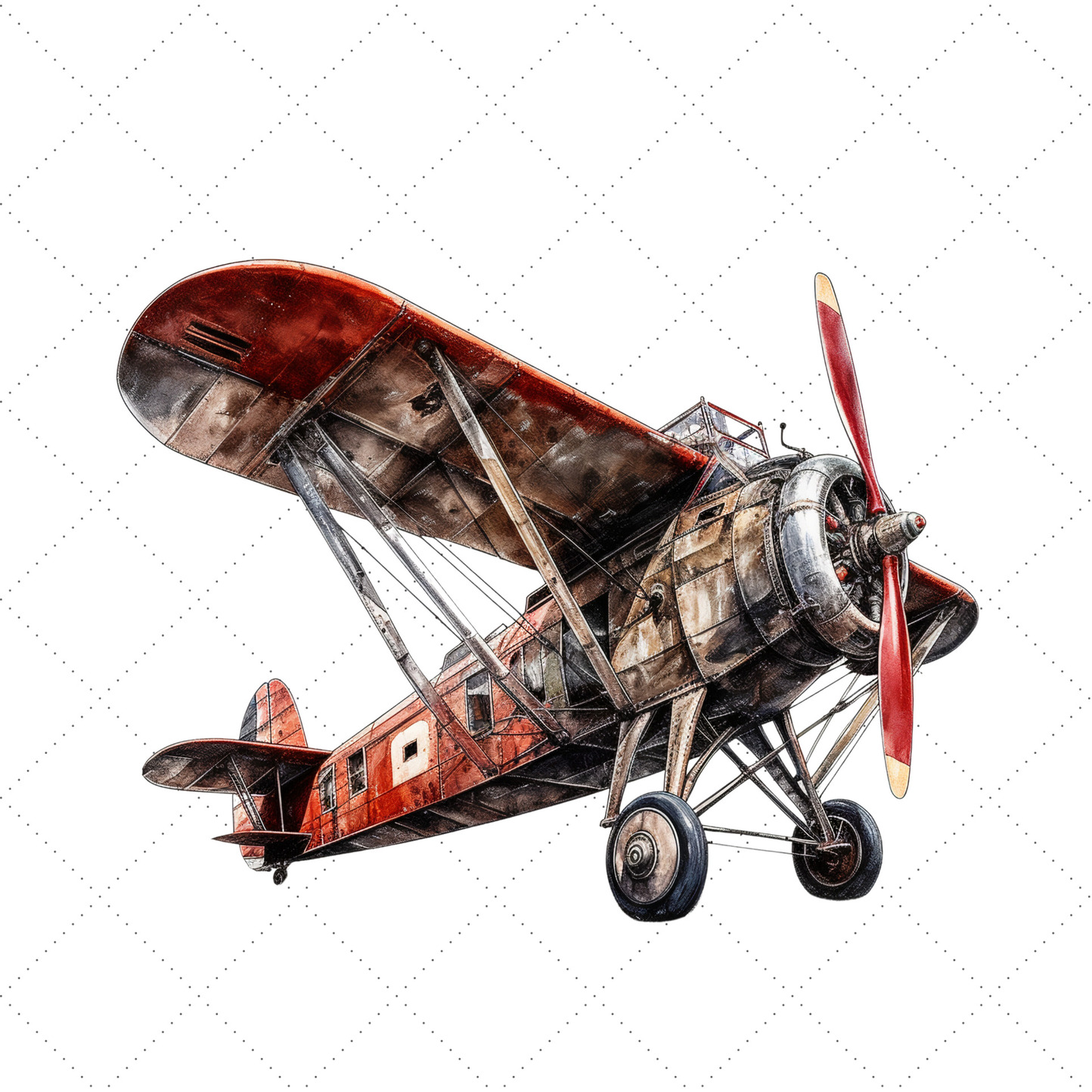 vintage airplane png
