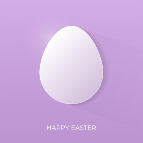 Easter Vector Art Templates with Minimalistic Egg Design cover image.