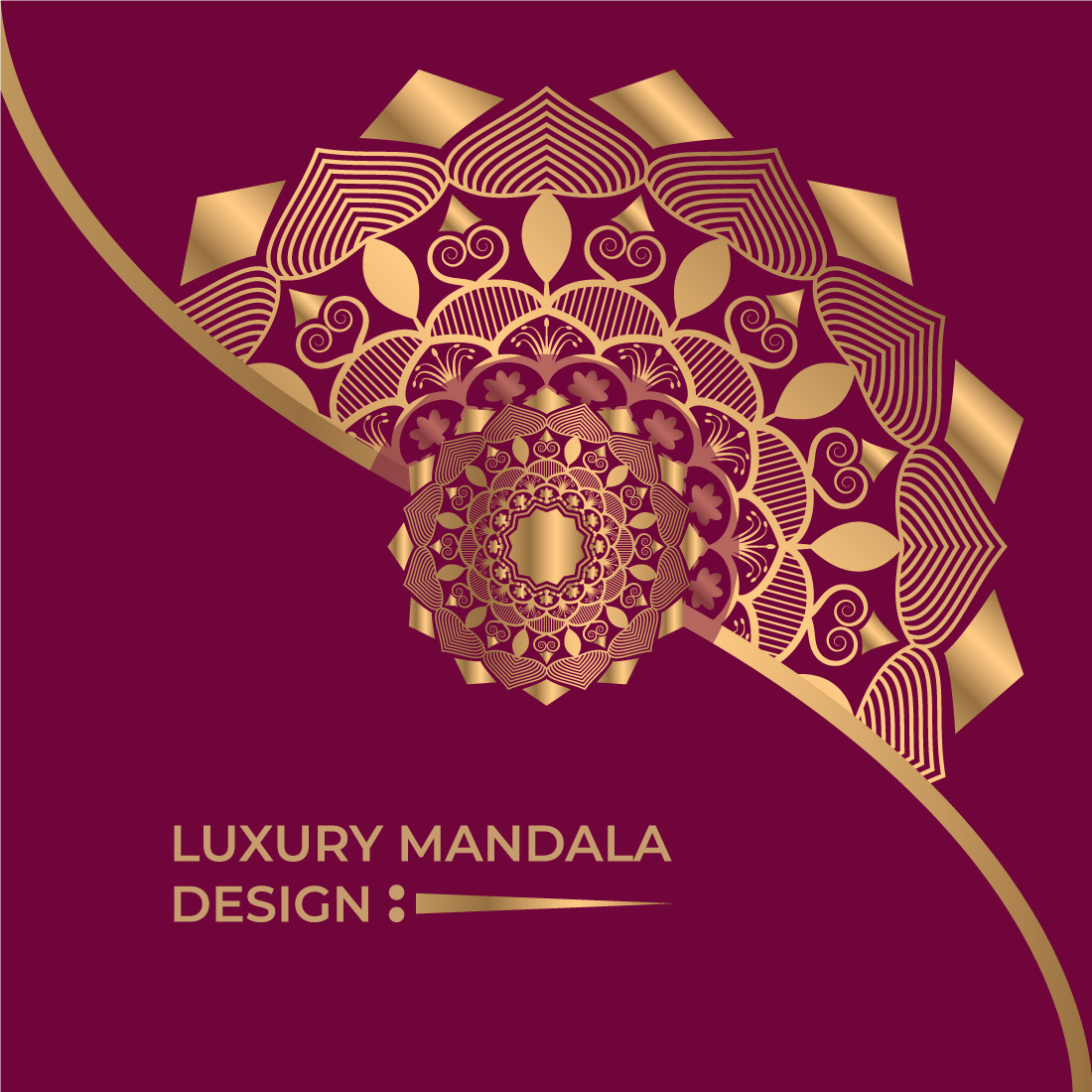 02 Luxury Mandala Design preview image.