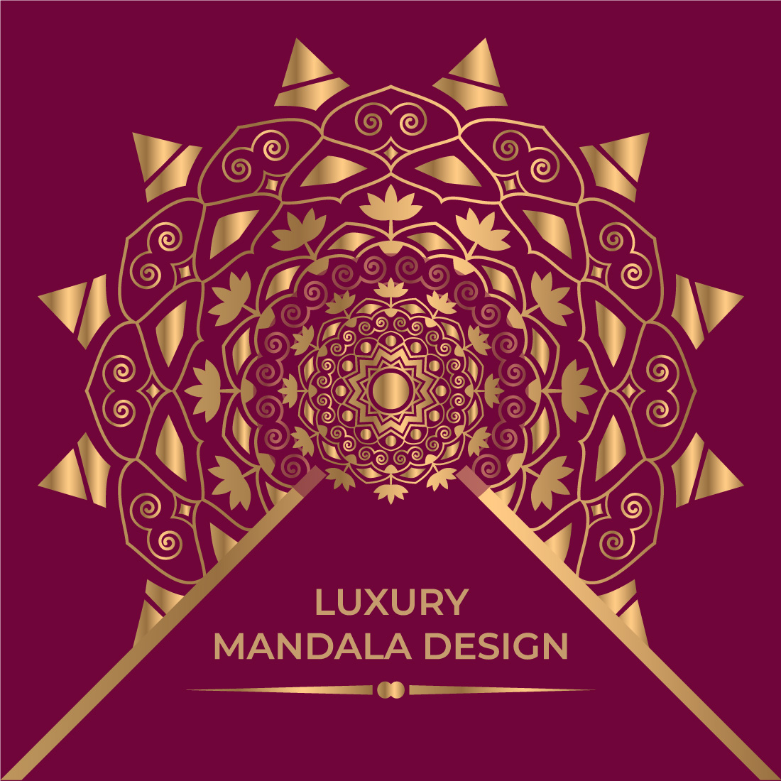 02 Luxury Mandala Design preview image.