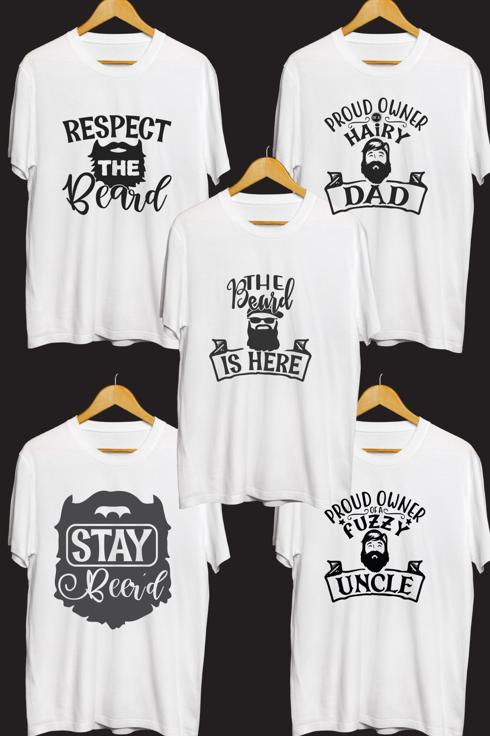 Beach SVG T Shirt Designs Bundle pinterest preview image.