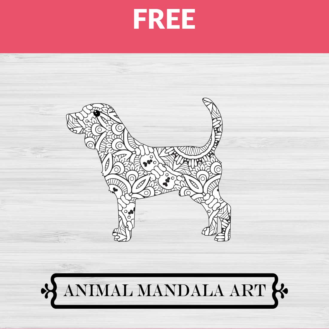 Dog Mandala, Animal Mandala. Boho Style SVG - MasterBundles