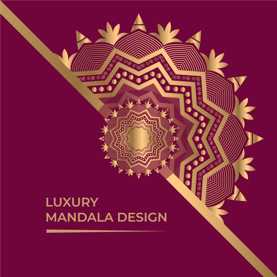 02 Luxury Mandala Design preview image.