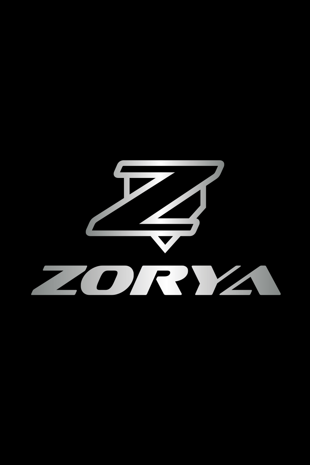 Letter Z ( Royal type ) geometrical logo design pinterest preview image.