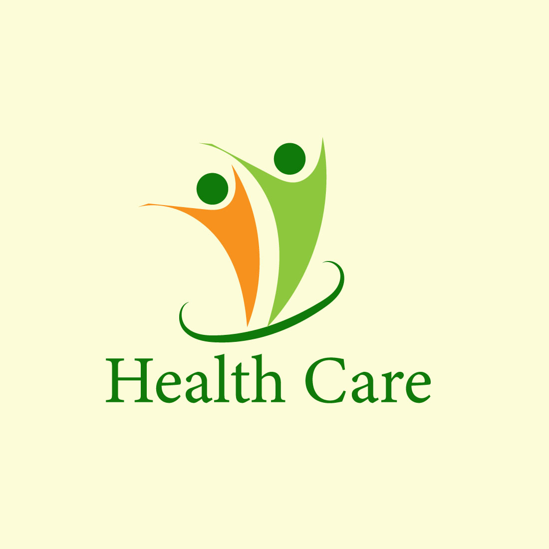 Free wellness people health logo cover image.