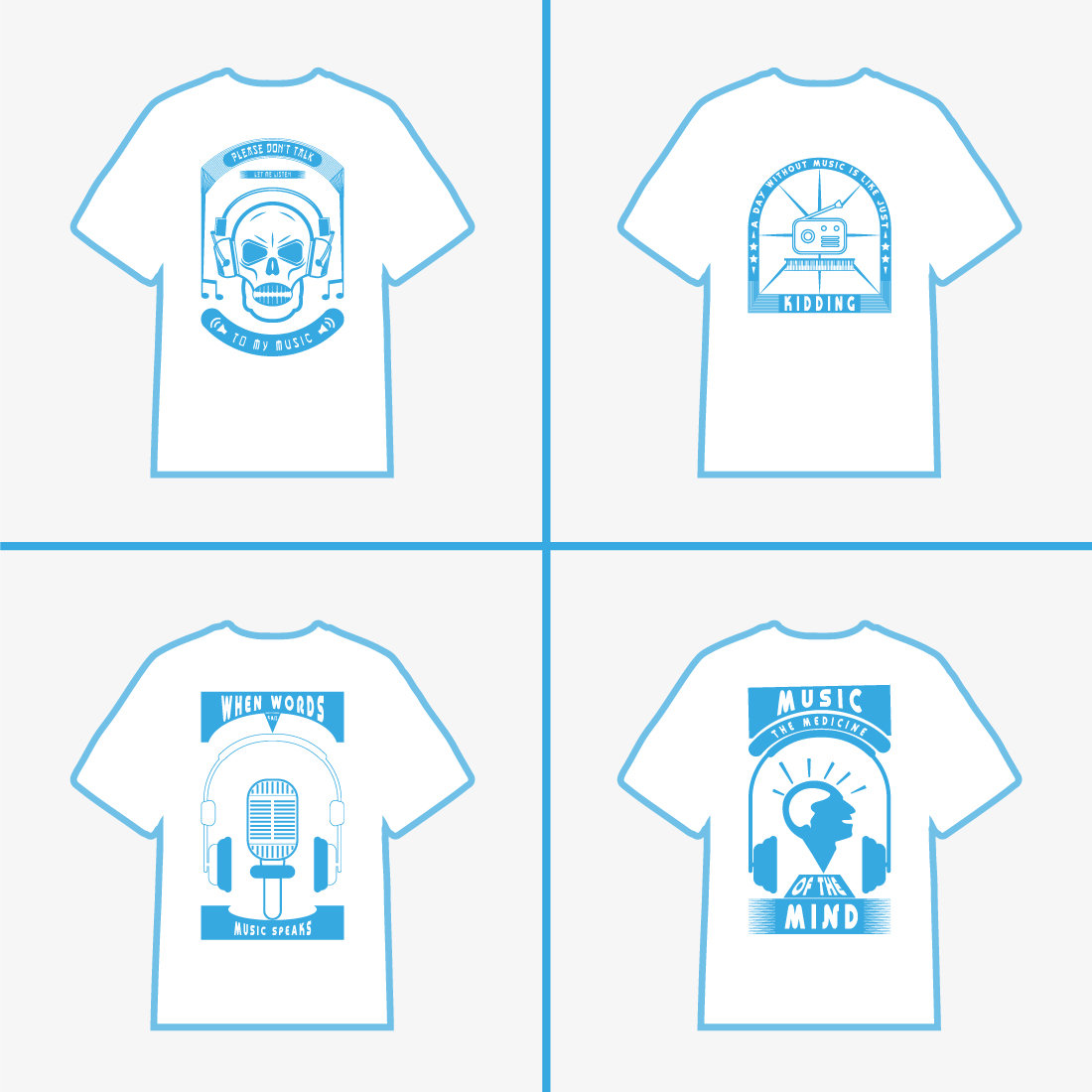04 of 01 Music T-Shirt Designs preview image.