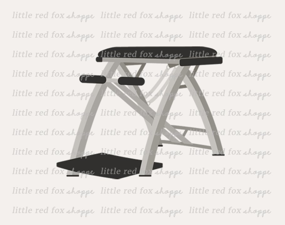 Pilates Chair Clipart preview image.