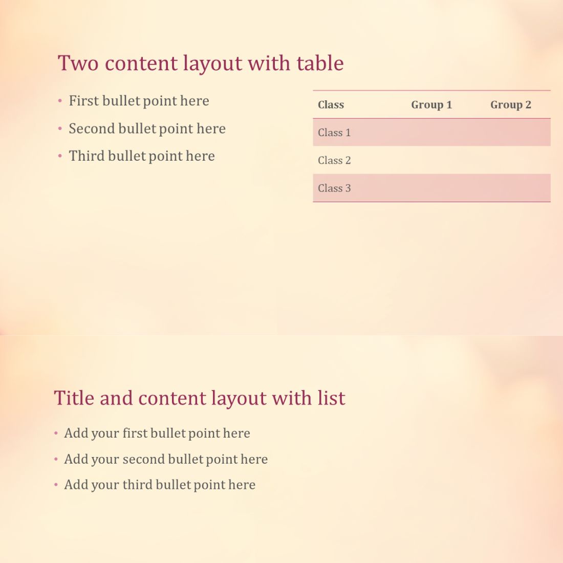 Cherry Blossom Powerpoint Presentation Template preview image.
