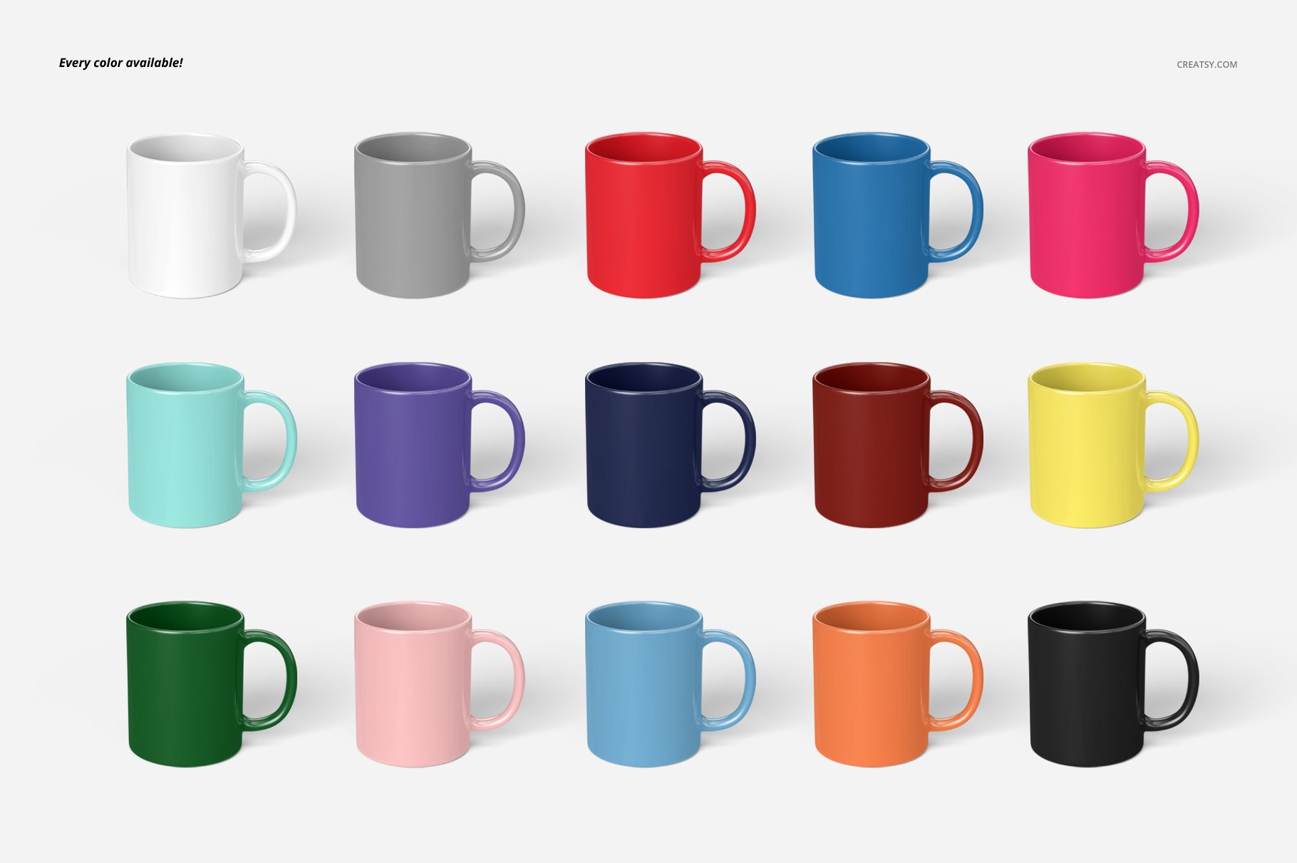 11oz Mug Mockup Bundle preview image.