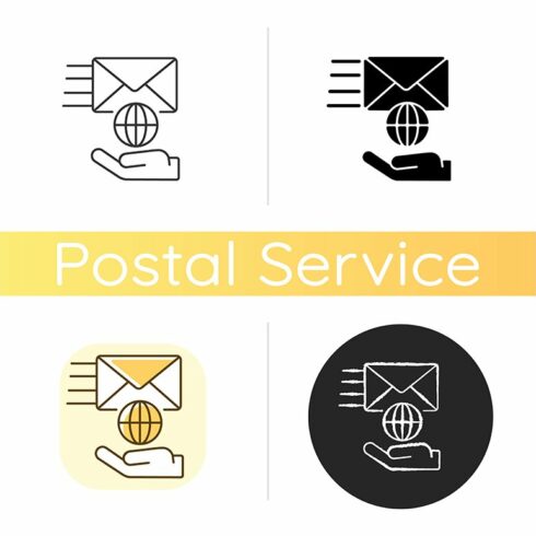 International postal service icon cover image.