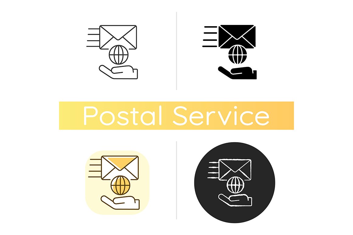 International postal service icon cover image.