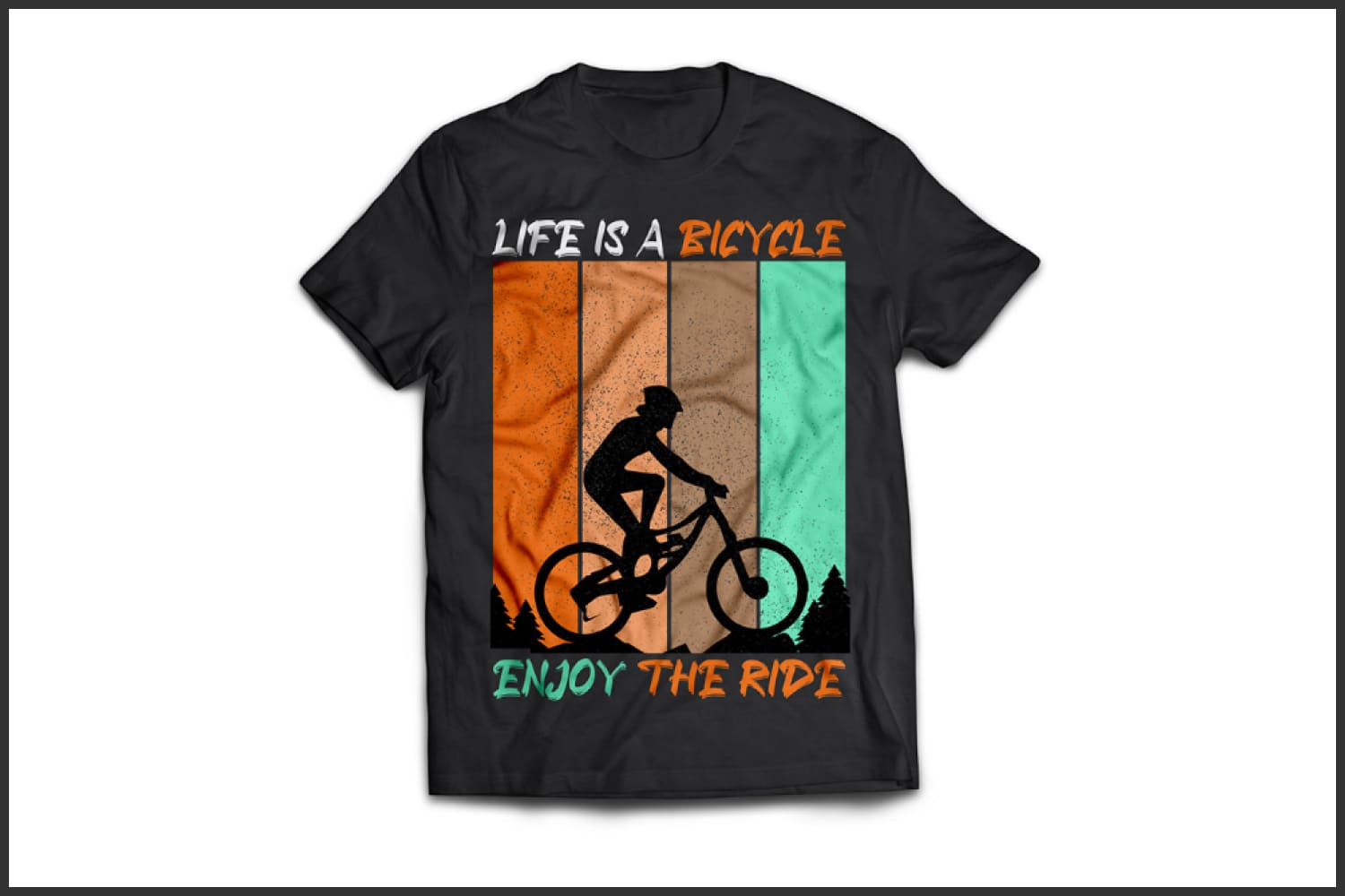 Bicycle T-Shirt Design.