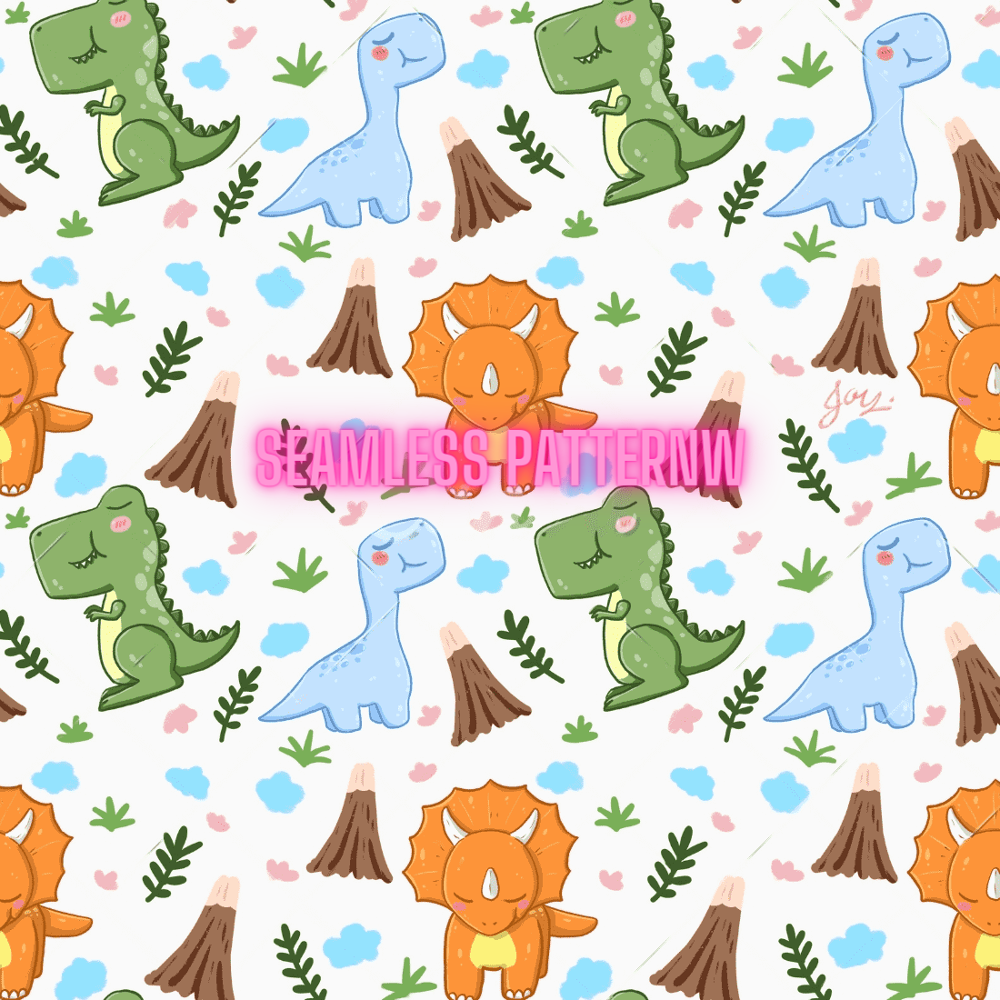 Seamless pattern Textures For Gift Wrapping & Kids Room Decor preview image.