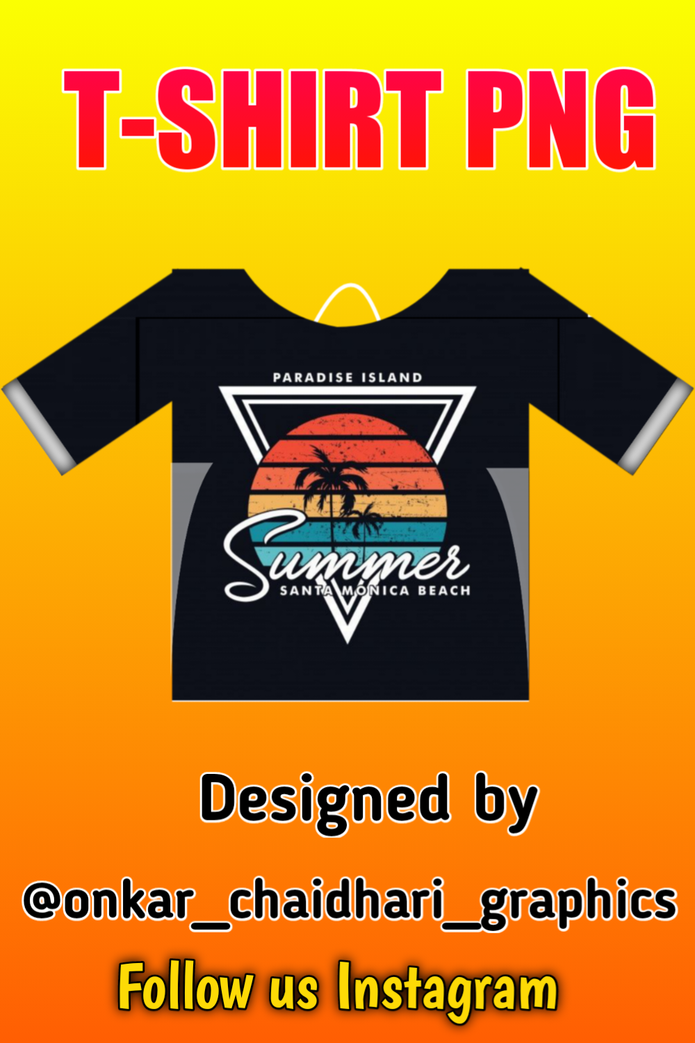 T-SHIRT Vector PNG pinterest preview image.