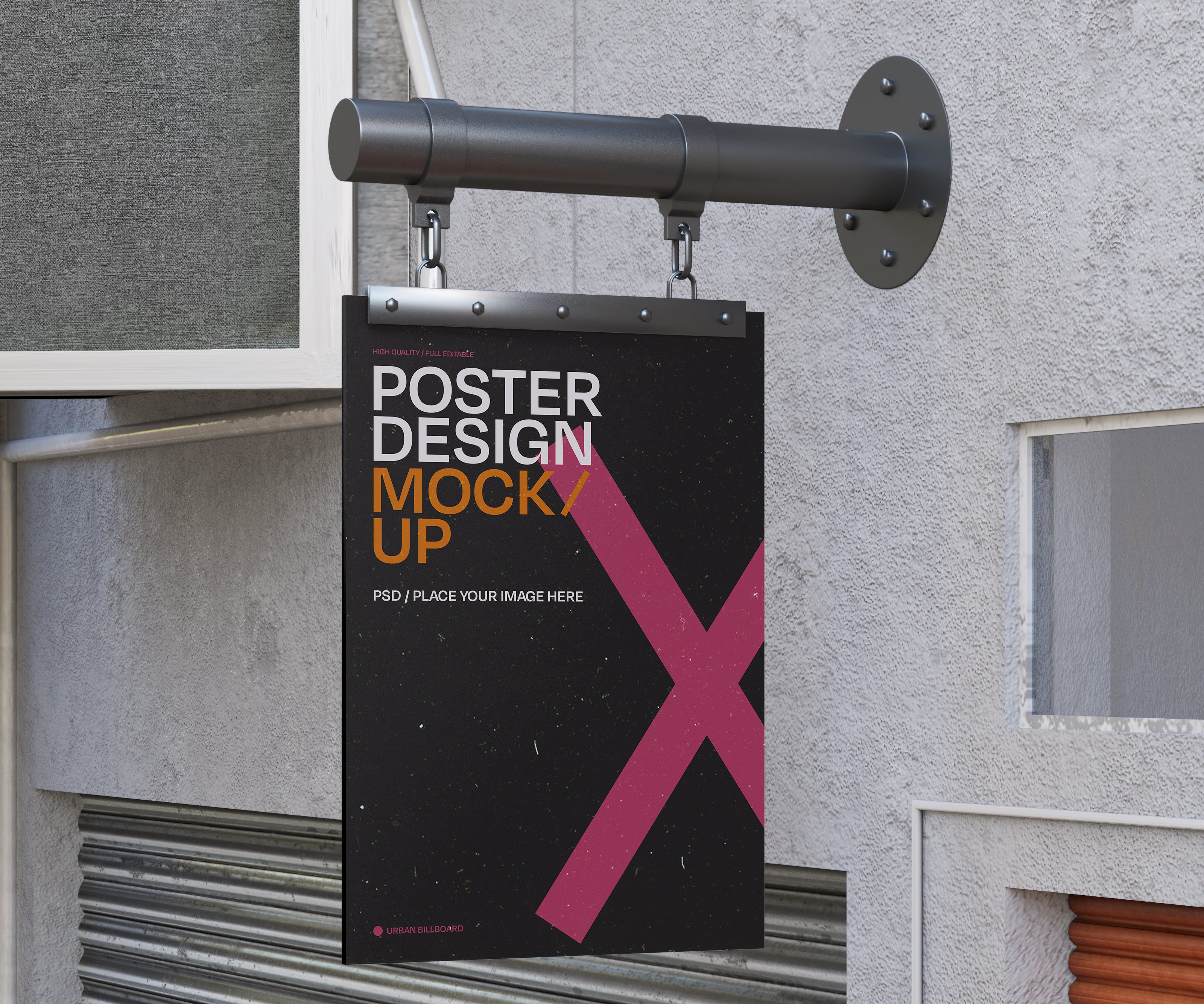 Outdoor Advertising Mockup cover image.