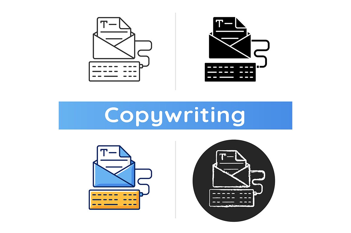 Newsletter copywriting icon cover image.