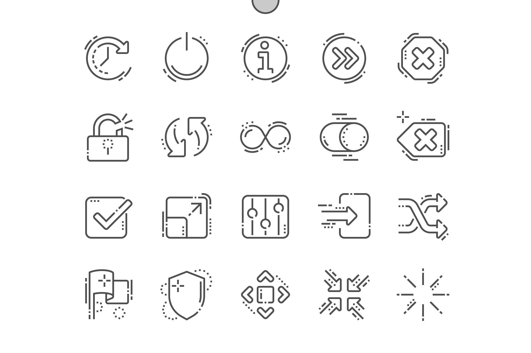 Controls Line Icons cover image.