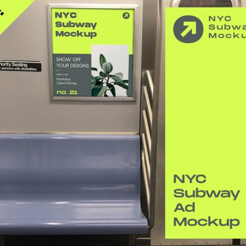 NYC Subway Ad Mockup cover image.