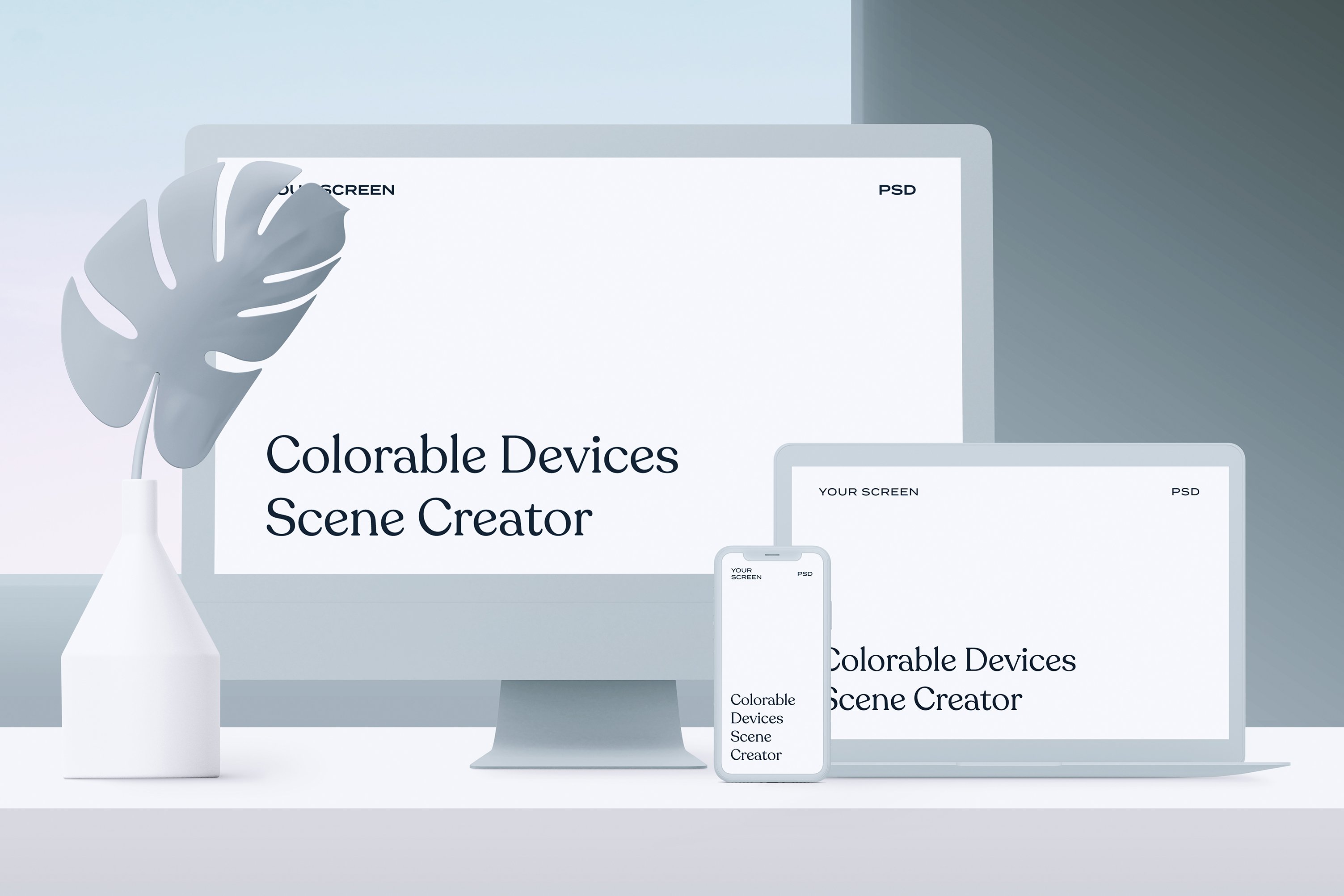 Clay Devices Scene Mockup cover image.