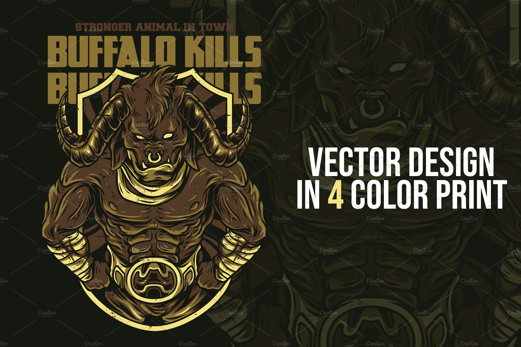 Buffalo Kills Illustration preview image.