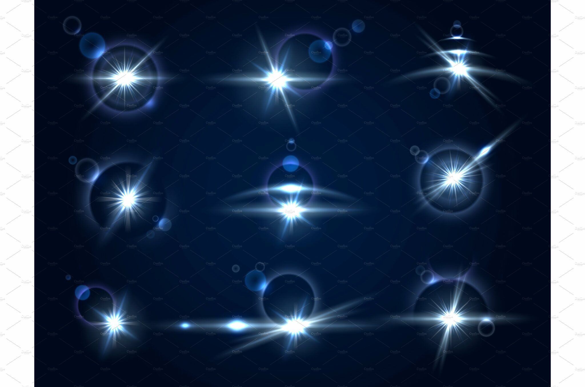 Lens Effect Checker Realistic lens flare effects – MasterBundles