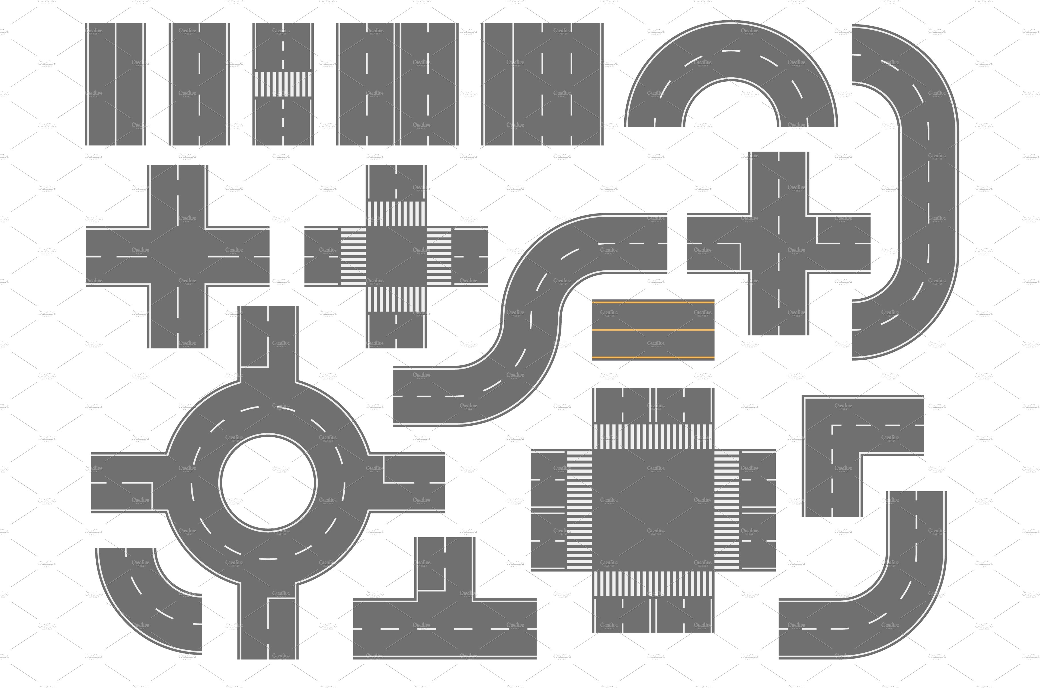 Road toolkit elements. Highways cover image.