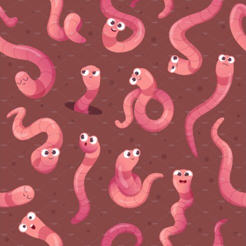 Worms pattern. Crawlers in action cover image.