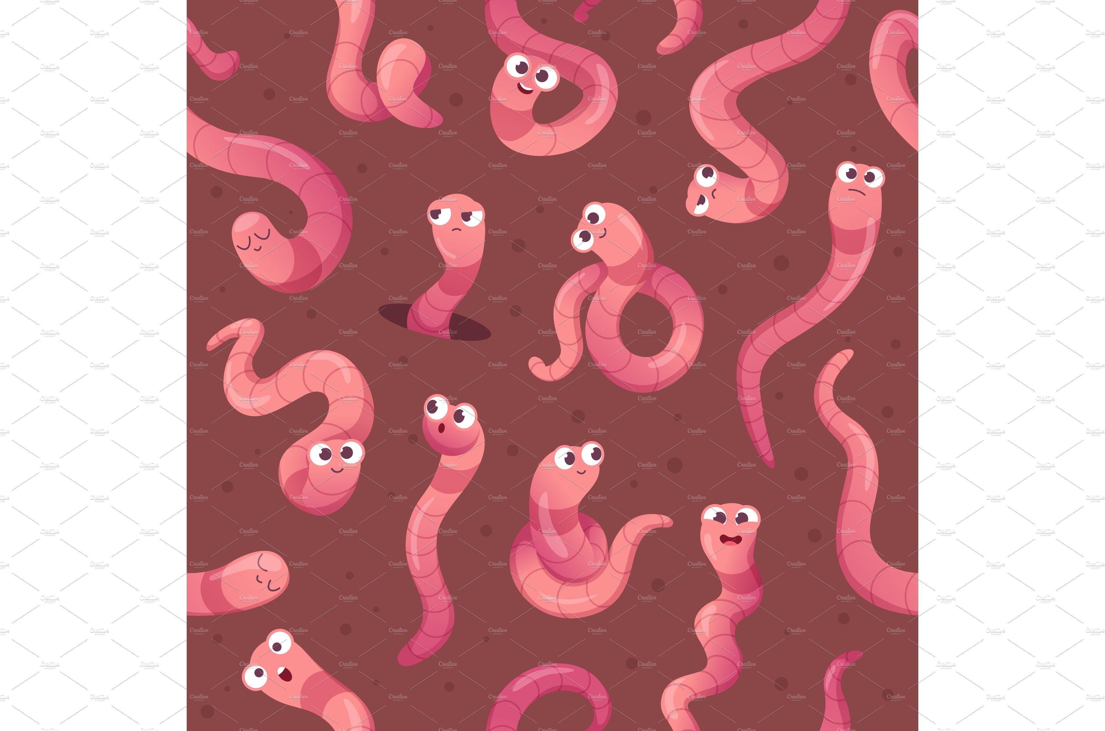 Worms pattern. Crawlers in action cover image.