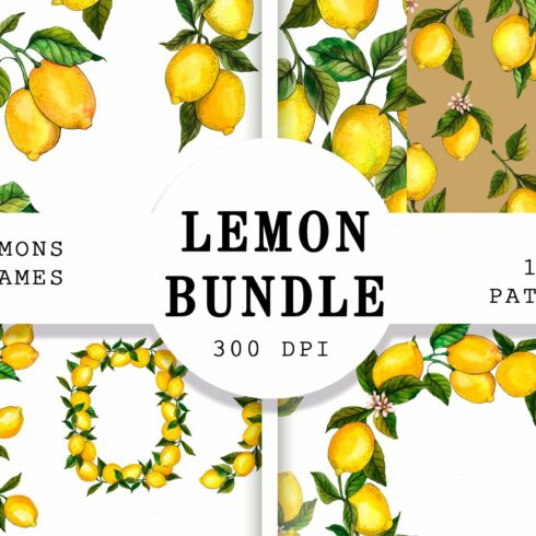 Watercolor Lemons Collection cover image.