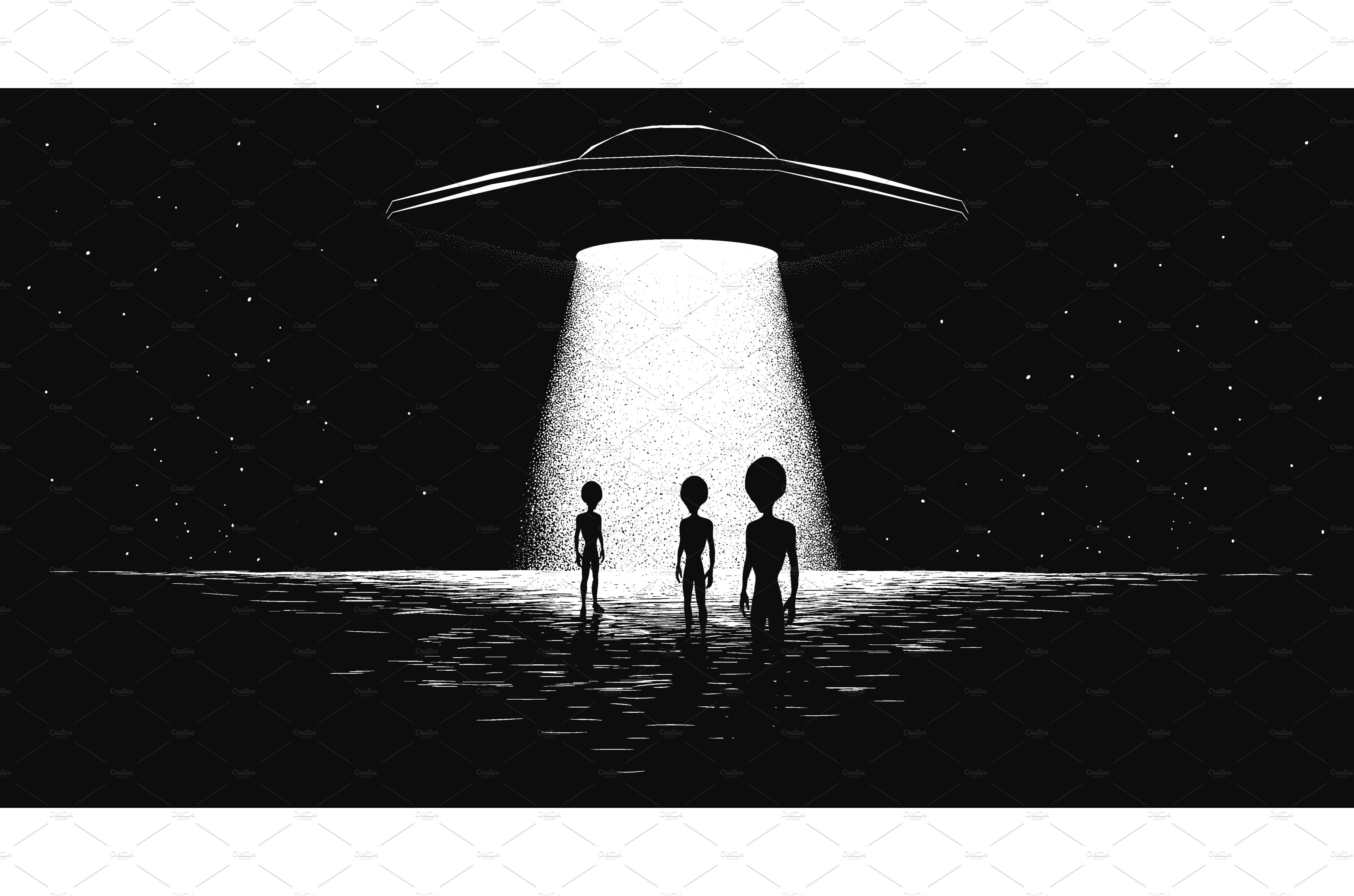 arrival of aliens to planet cover image.