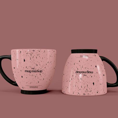 Ceramic Mugs Mockup cover image.