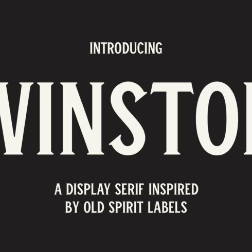 Winston Typeface cover image.