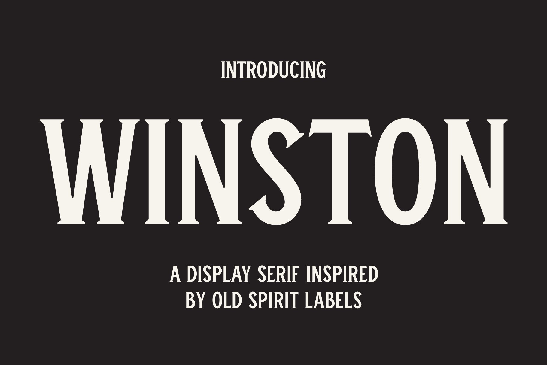 Winston Typeface cover image.
