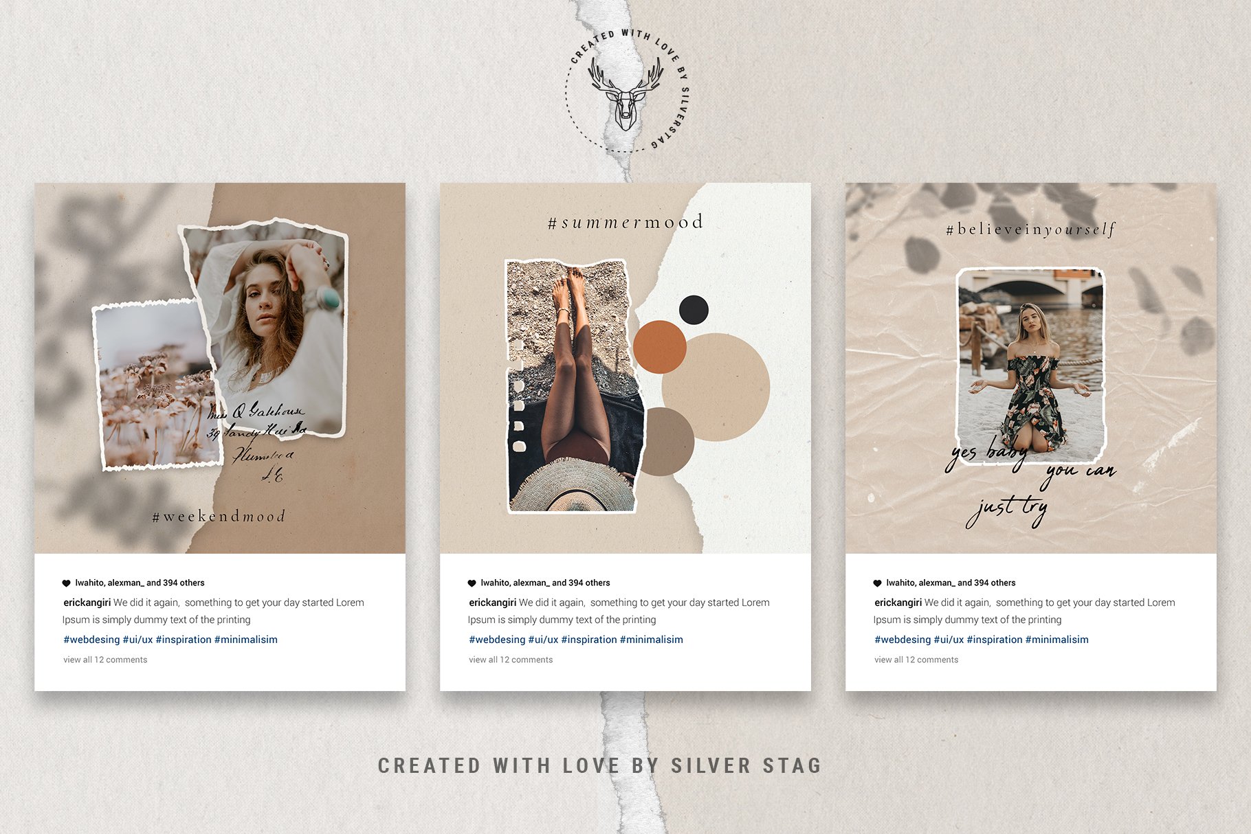 24 instababe instagram post story templates 141